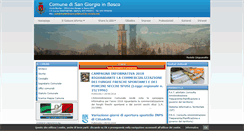 Desktop Screenshot of comune.sangiorgioinbosco.pd.it